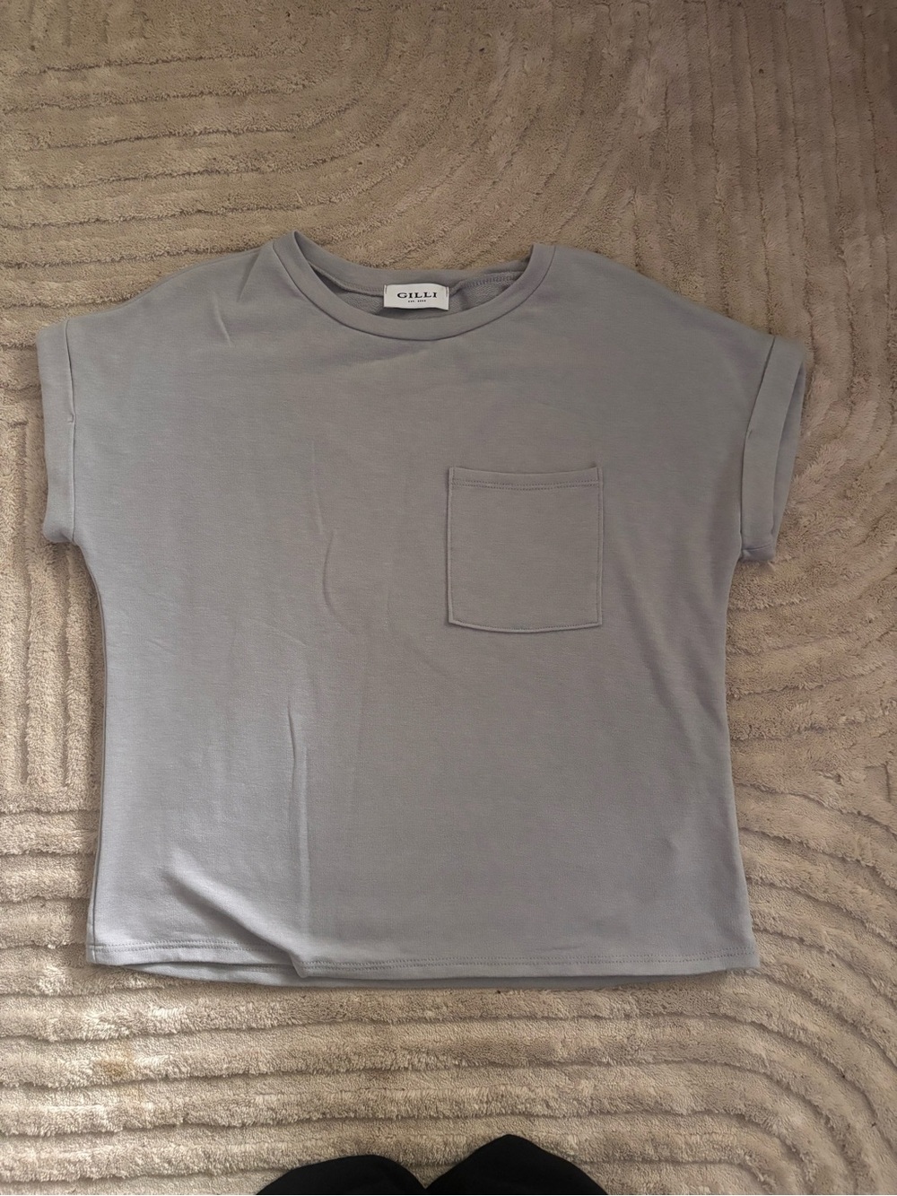 Gilli Light Gray Short Sleeve Pocket Tee